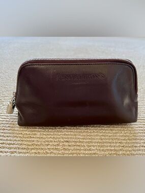 Penhaligon's London Leather Cosmetic Bag - Dark Brown